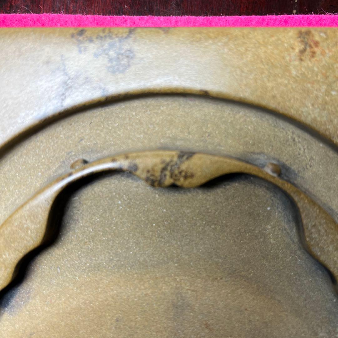 ⭕️澄泥硯　⭕️正方硯　中国　縁起の金運シンボル　ヒキガエル　色合い綺麗