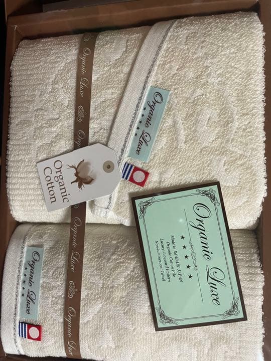 オーガニックコットン　今治タオル