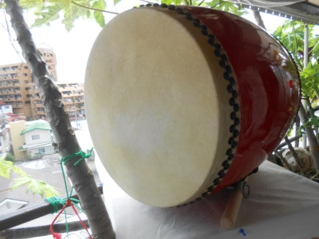 限定新品未使用(送料無料)33.980円 エイサー大太鼓44cm*48cmバチ付