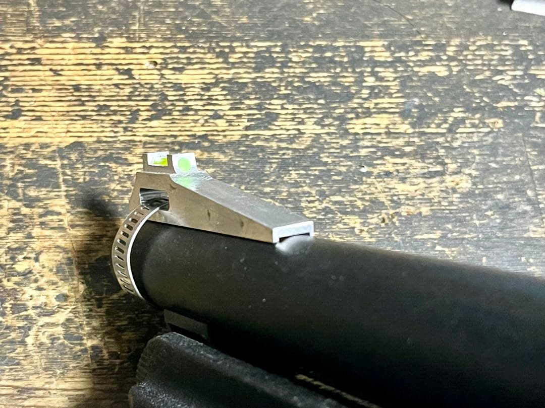 ジュラルミン削り出し　フロントサイト