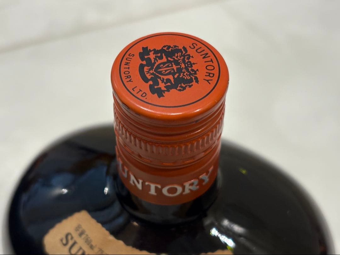 未開栓 SUNTORY サントリー オールド 水墨 鯛ラベル ウイスキー 特級