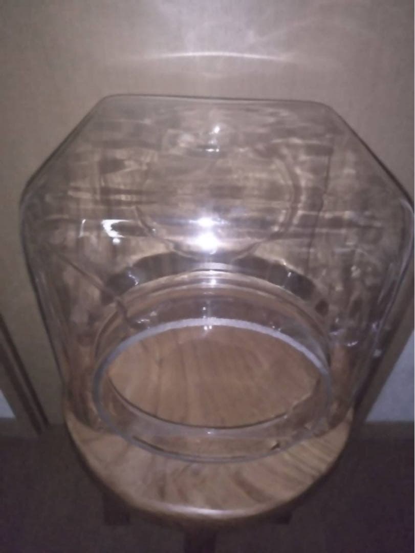 大型透明ガラス瓶（アンティーク）