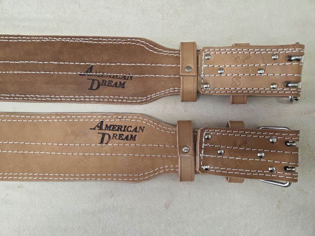 入荷、プレミア確実！最後の1本アメリカンドリームトレーニングベルトSサイズ
