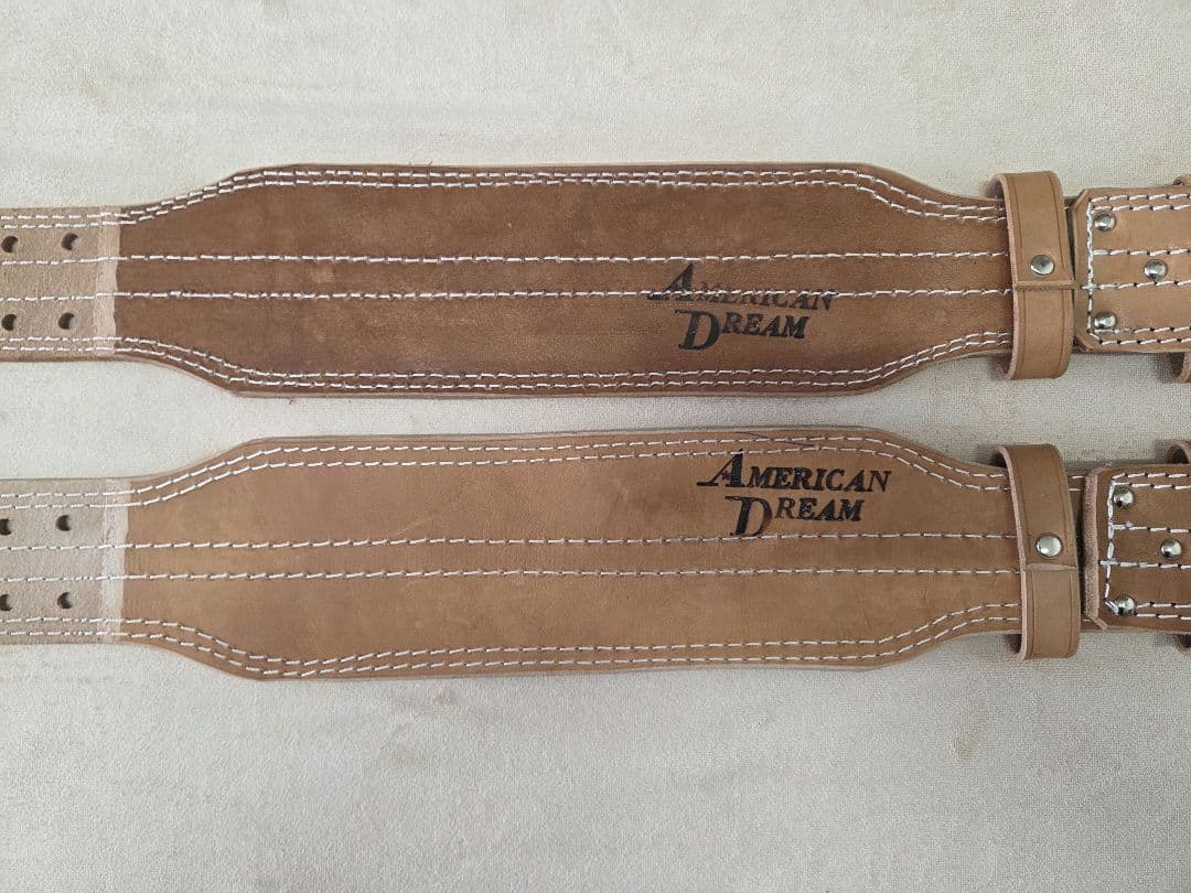 入荷、プレミア確実！最後の1本アメリカンドリームトレーニングベルトSサイズ