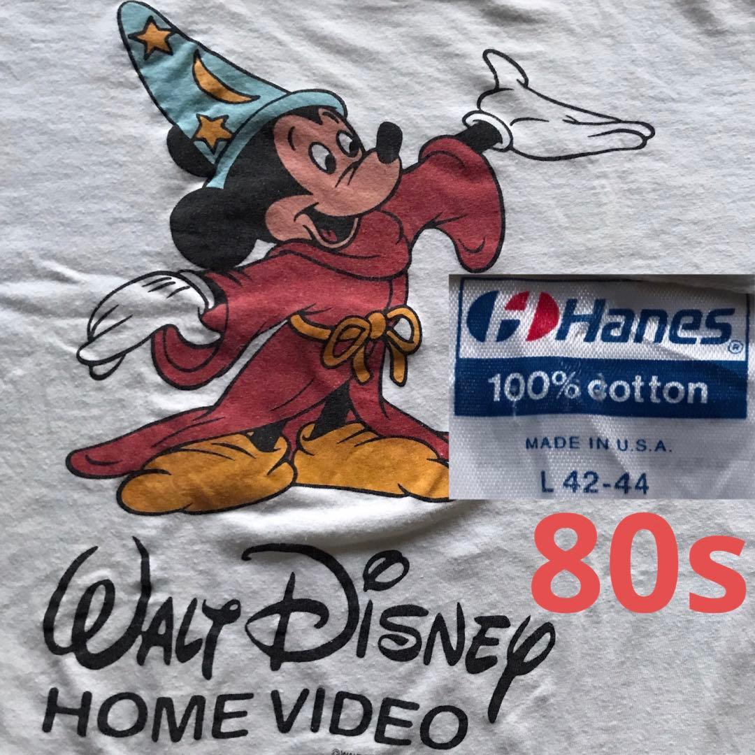04 ファンタジア ミッキー 80年代ヴィンテージ Tシャツ