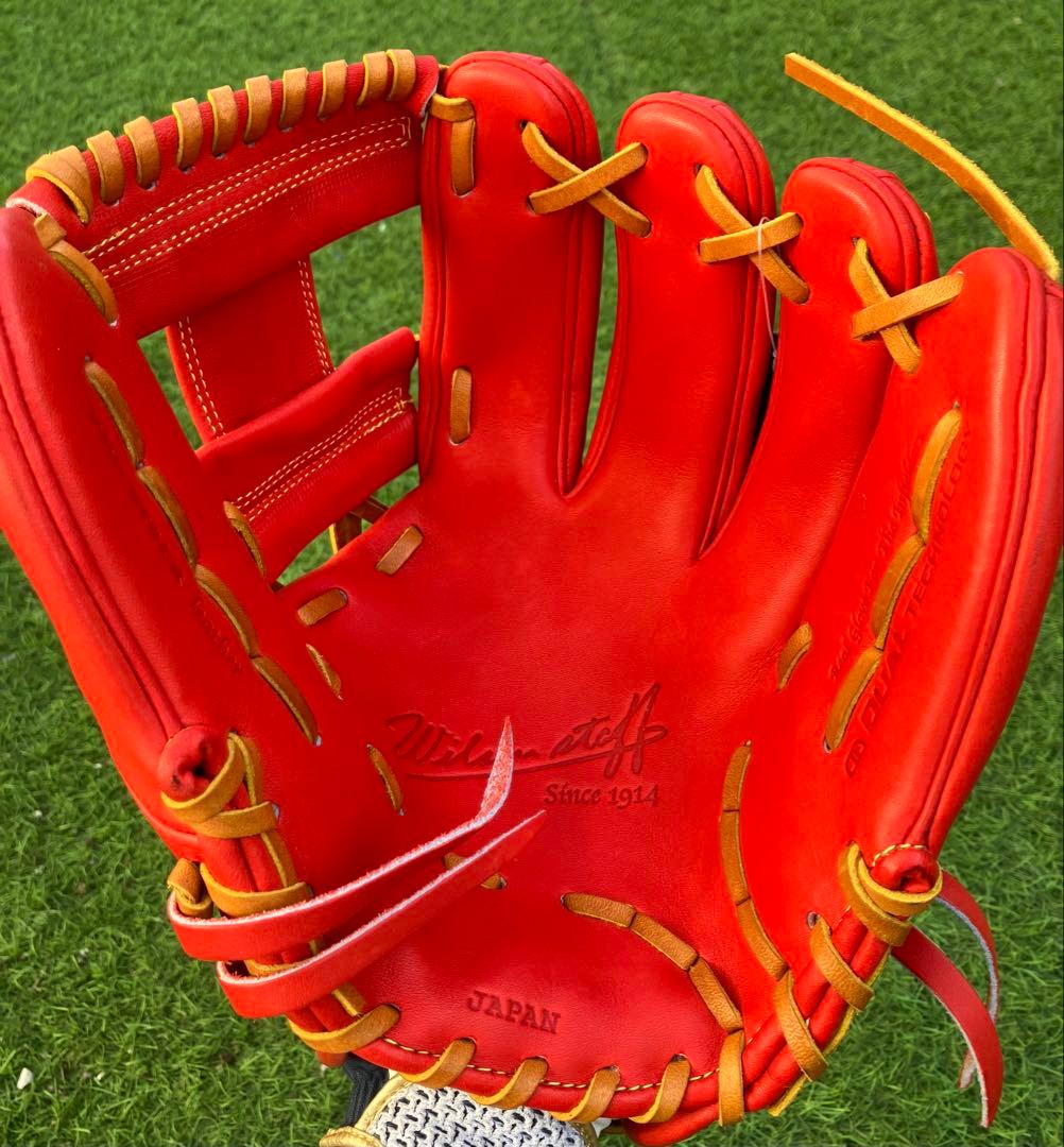 専用袋付　新品未使用　60,500円　ウィルソンスタッフ　硬式　内野　日本製