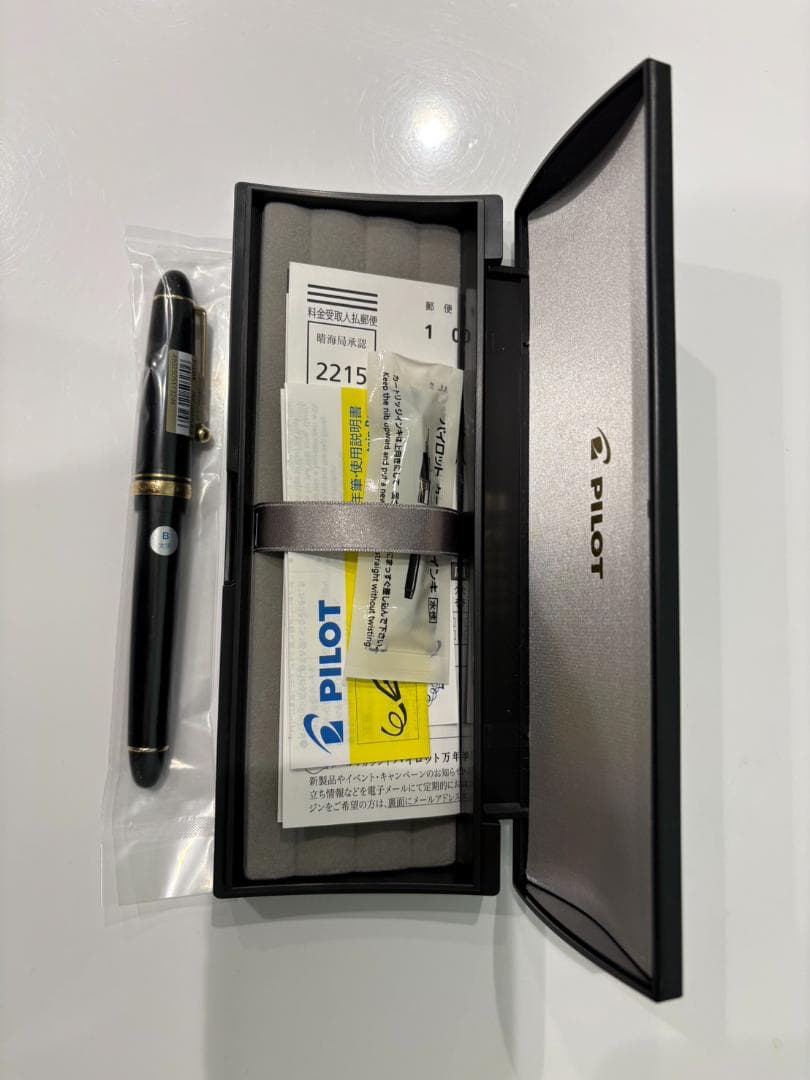 未使用PILOT 万年筆 カスタム742 B B ブラック FKK2000RBB