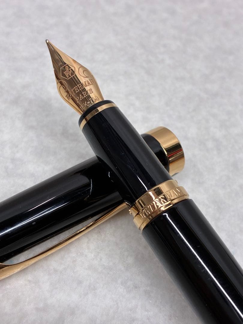 未使用 ウォーターマン 万年筆 レタロン ペン先18K 750 M フランス