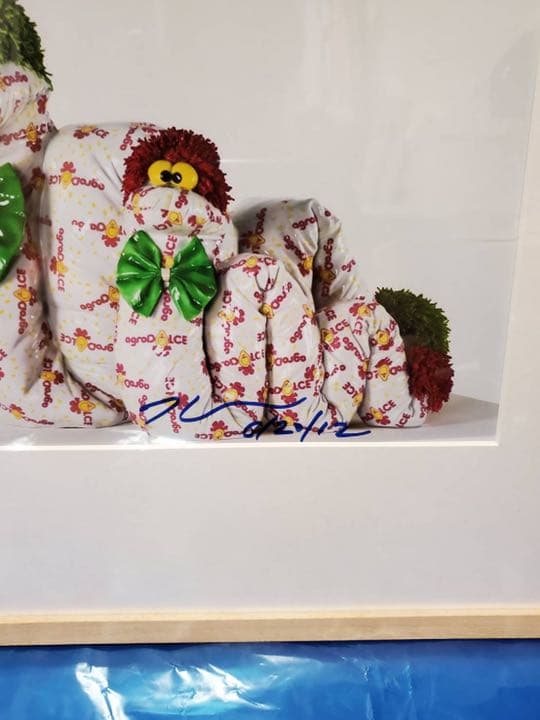 ジェフクーンズ　写真　サイン入り　奈良美智　草間彌生　村上隆