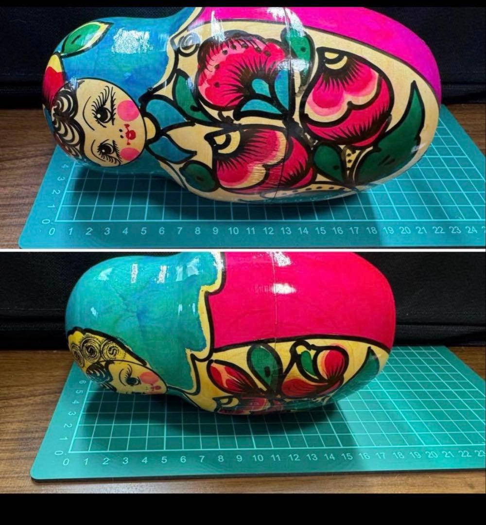 セール‼️ソビエト　アンティーク　マイダン地方　マトリョーシカ　15組　現状