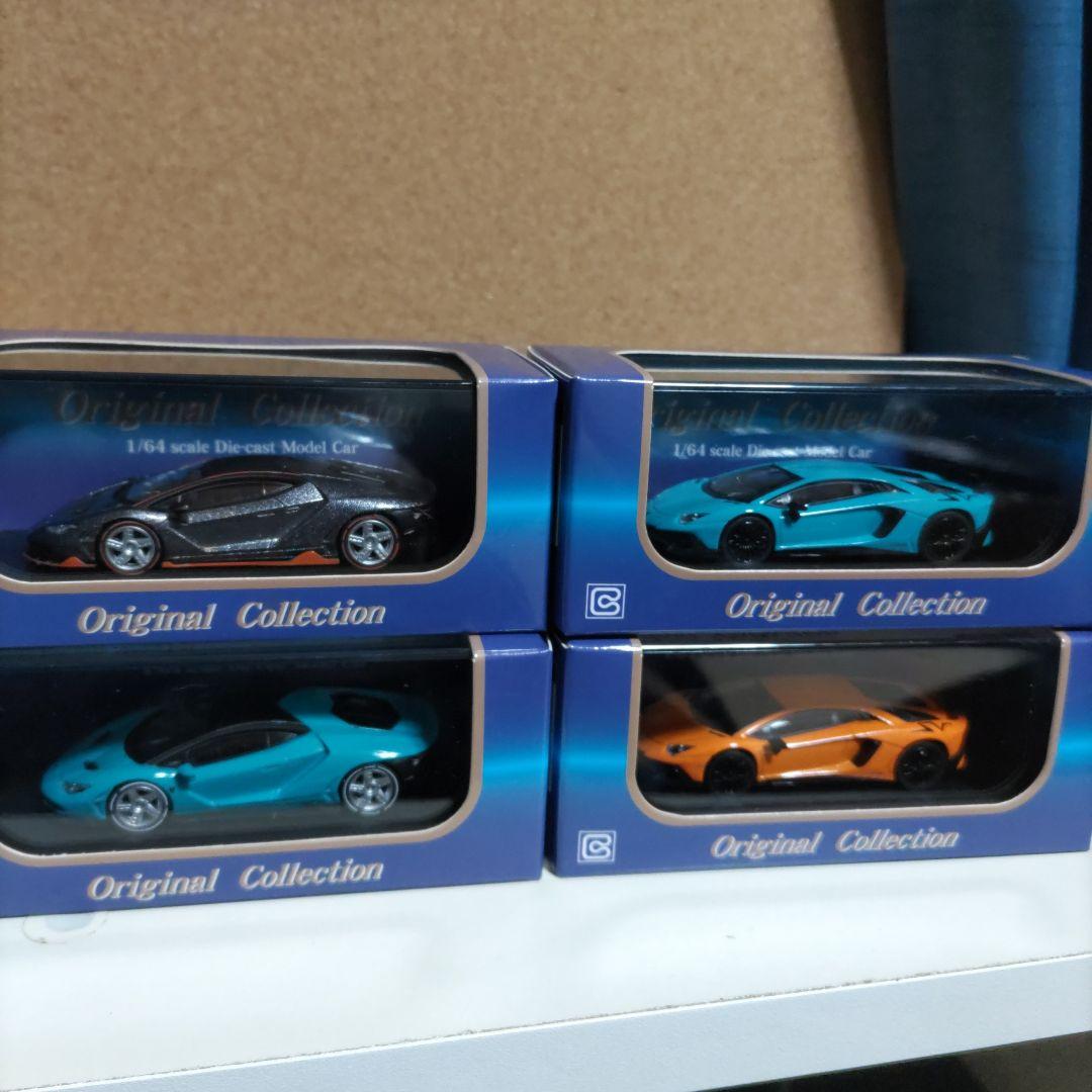 京商ブンカオリジナルカラーランボルギーニ第一弾４台