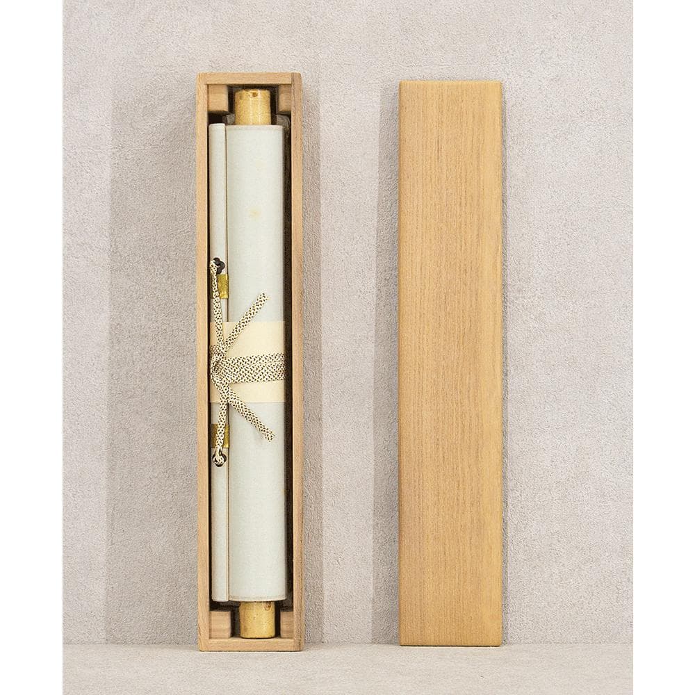 宗徧流11世家元 山田宗徧 幽々斎「一花開天下春」茶掛一行書 掛軸