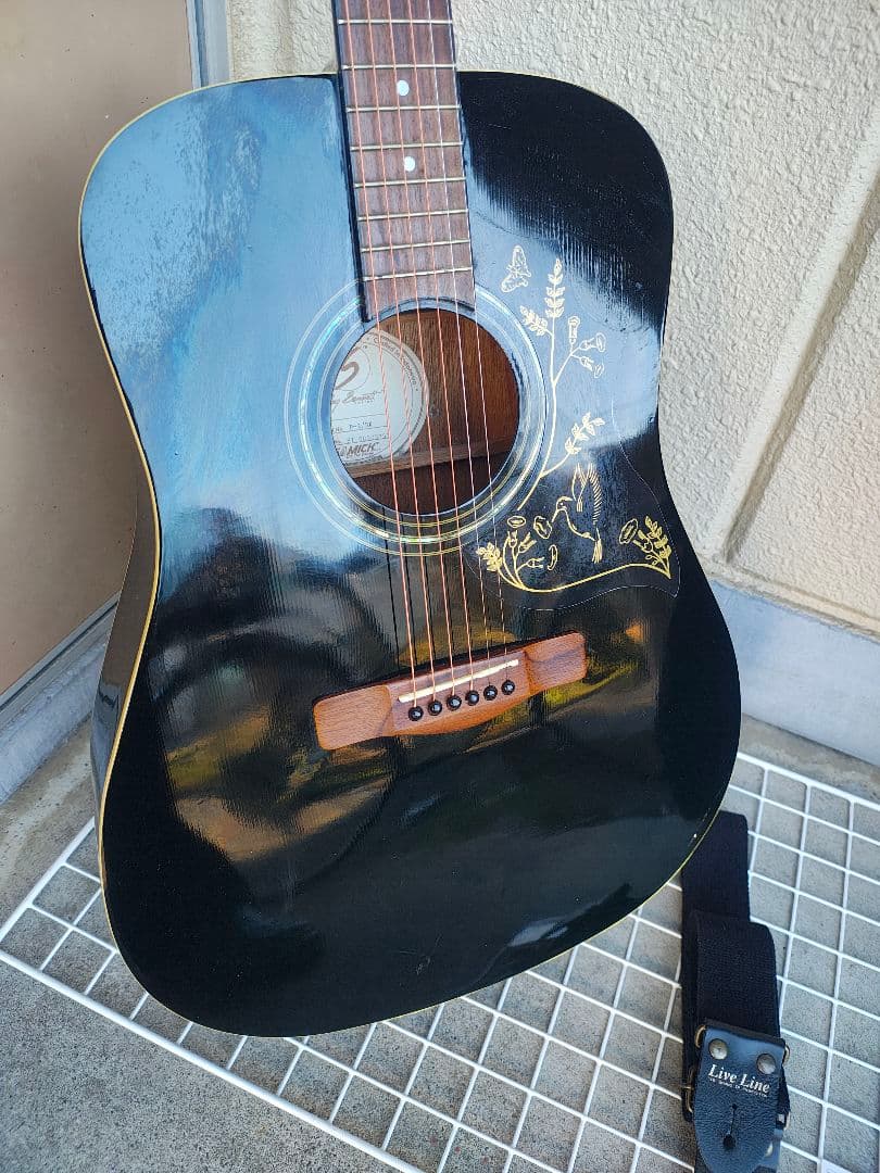 美品 Greg Bennett D-2/BK ハミングバードモデル エレアコ