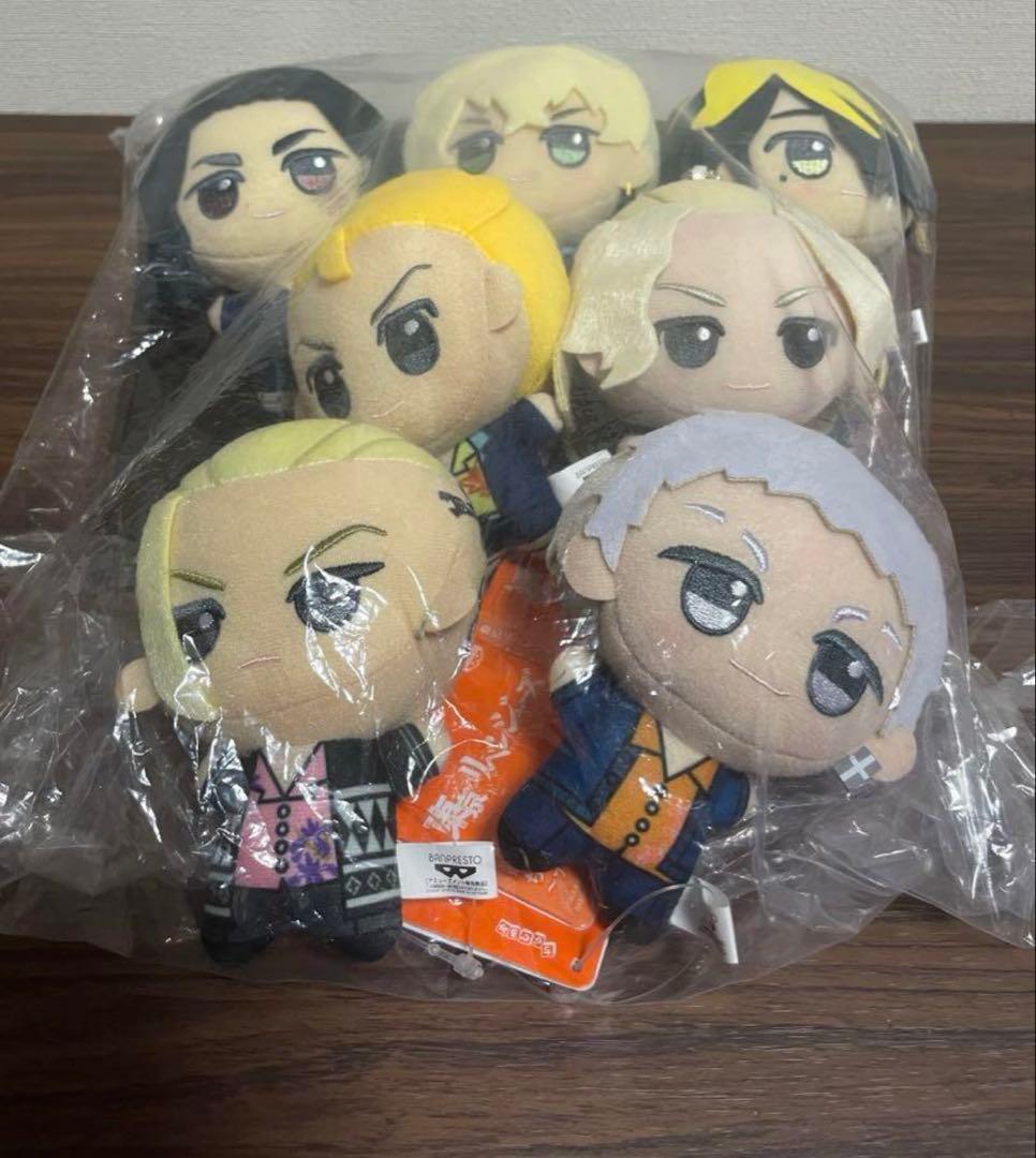 東京リベンジャーズ　ナムコ限定　セット　レア　非売品　缶バッチ　ぬいぐるみ