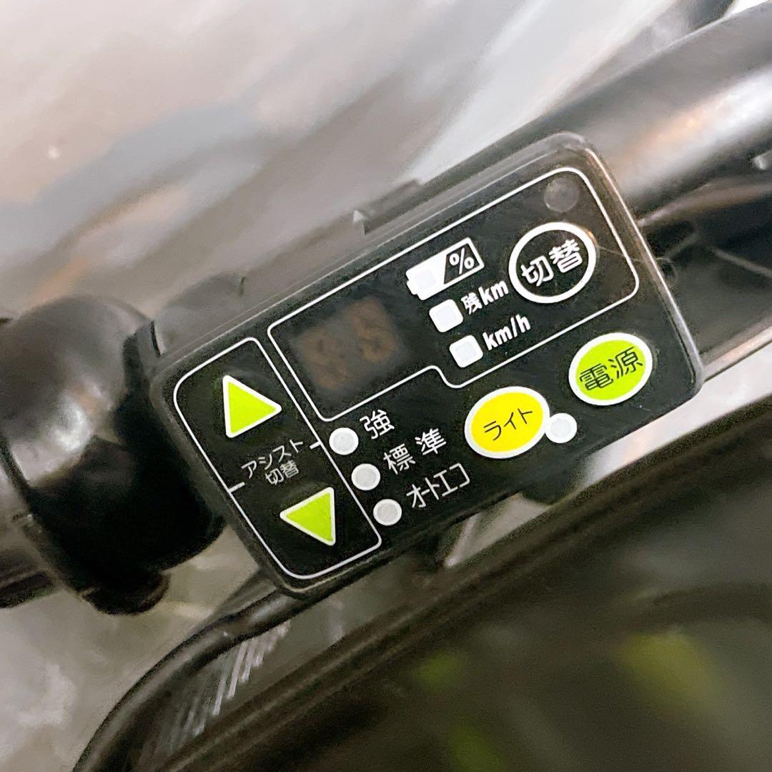 【43】子乗せ電動自転車 ブリヂストン Angelino ブラウン 3人乗り対応