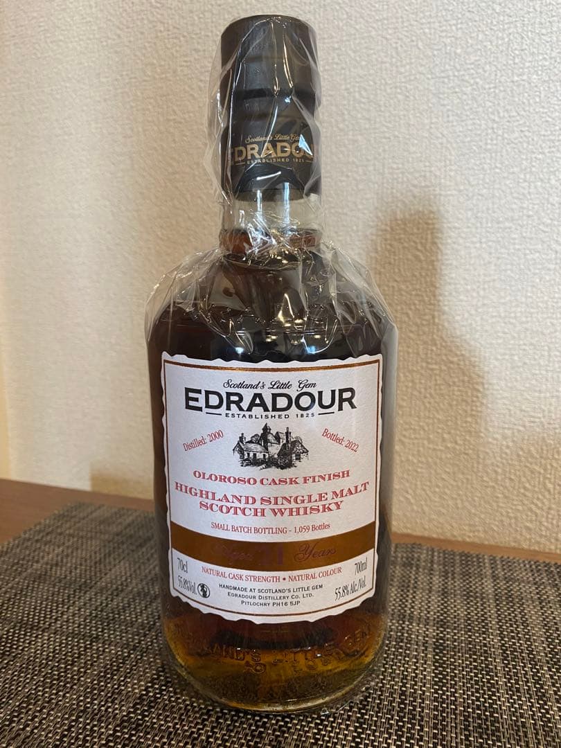 エドラダワー　21年　オロロソカスクフィニッシュ　ウイスキー