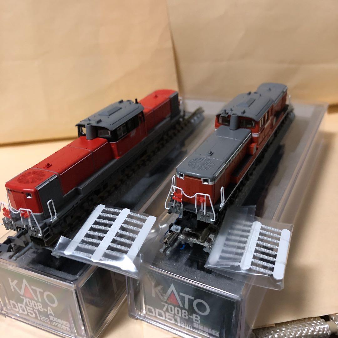7008-A,7008-B DD51 800愛知機関区セット