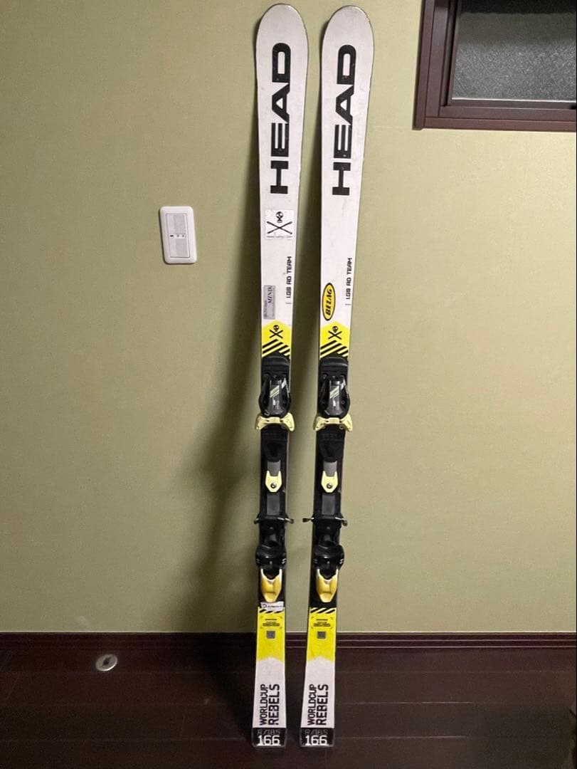 お値下げ！USED HEAD スキー板ジュニアGS166cm