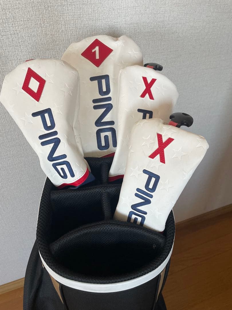 ひな丸PING キャディーバック・ヘッドカバー付き