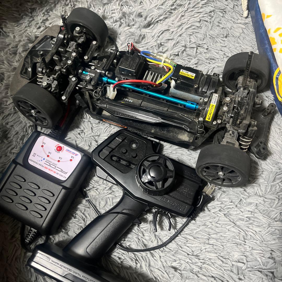 タミヤ　ホビーラジコン グリップ式リモコン付き