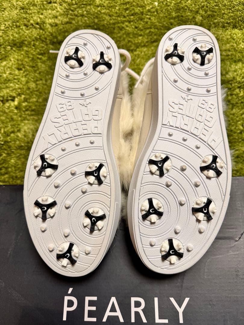新品Pearly gates furゴルフシューズ　ブーツ　ファー