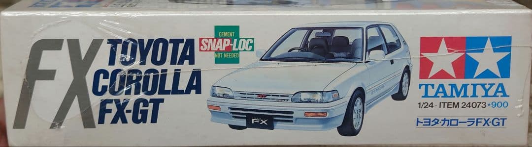 ★【希少・未組立品】トヨタ カローラ FX-GT プラモデル 1/24