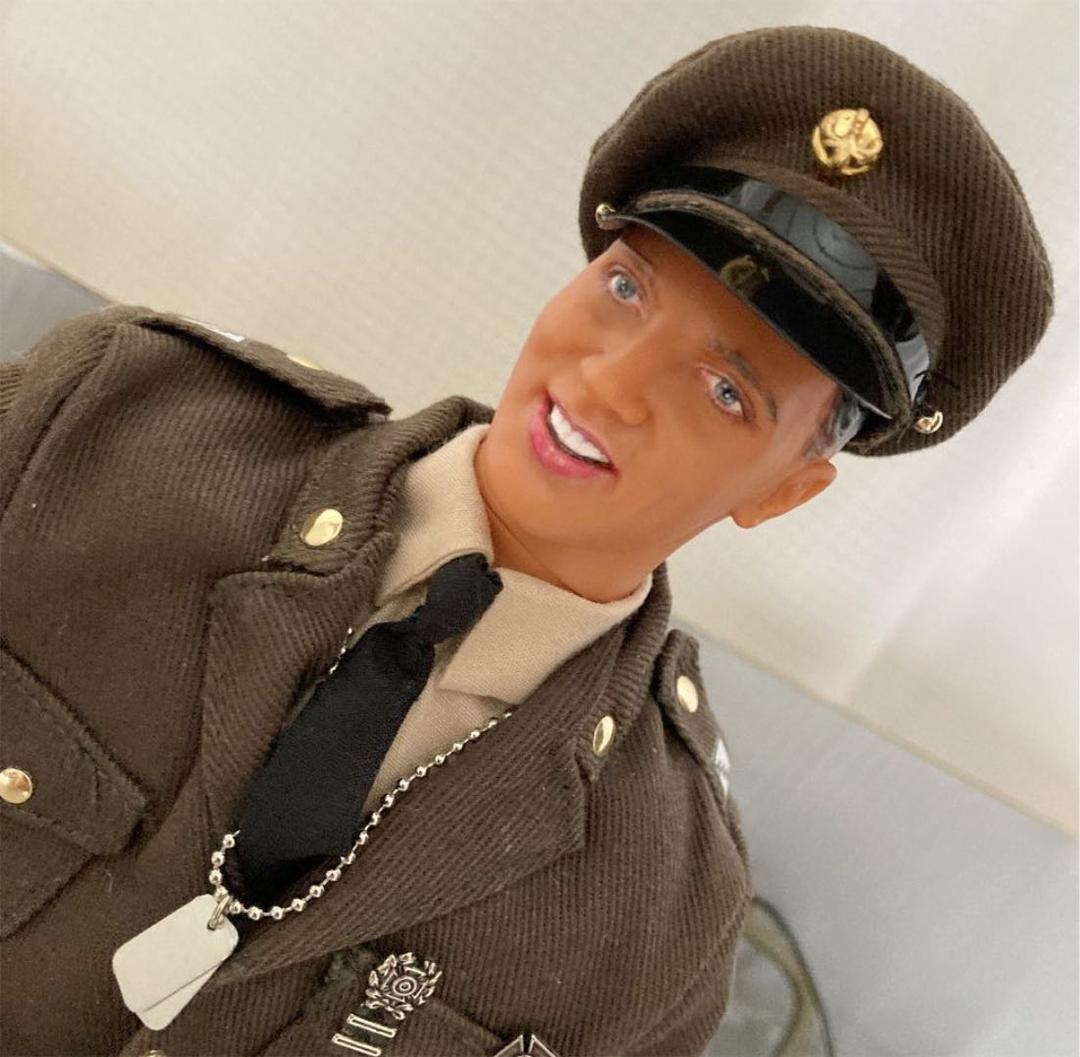 GIブルースと、バイク(インディアン)