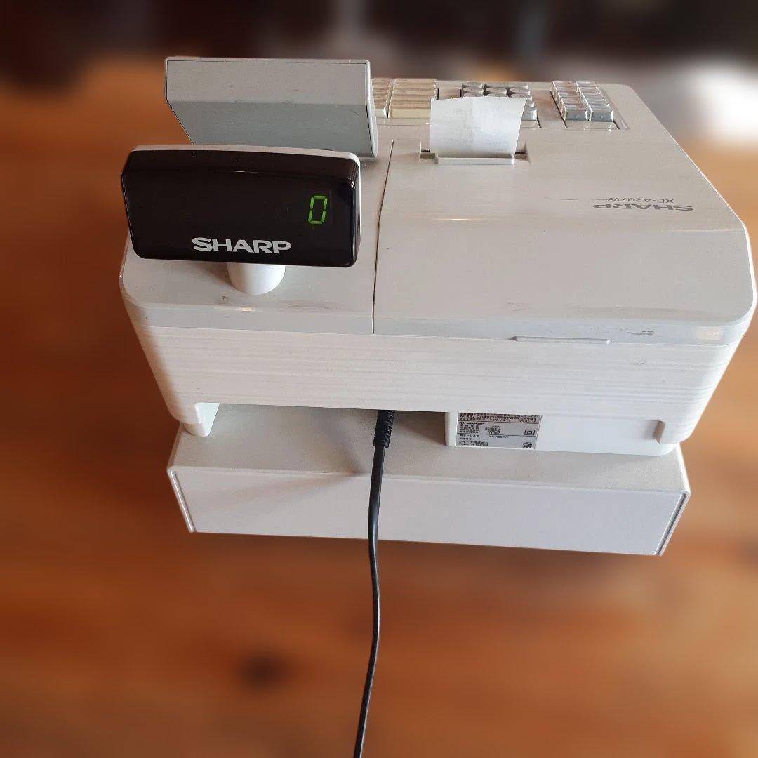 SHARP XE-A207 W 電子レジスタ 取扱説明書、PC連携用説明書付