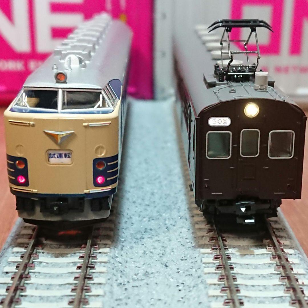Nゲージ KATO 583系 485系 クモヤ90 向日町運転所 試運転編成