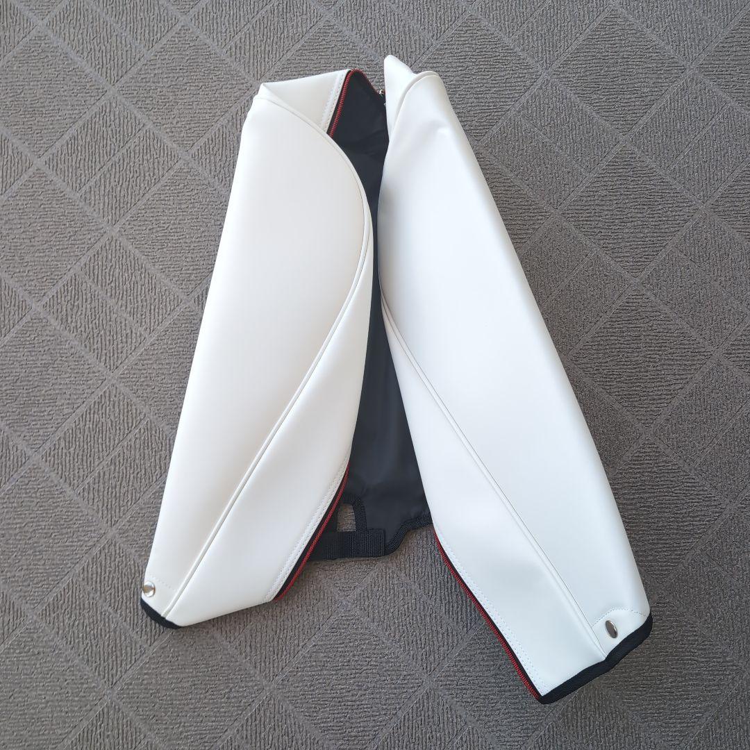 JACK BUNNY キャディバッグ ホワイト・ネイビー・レッド