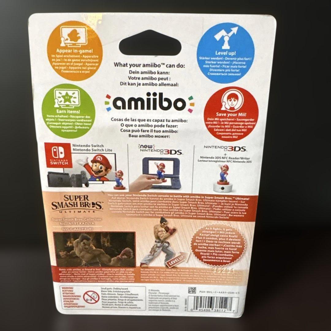 Nintendo amiibo アミーボ　カズヤ　新品未開封