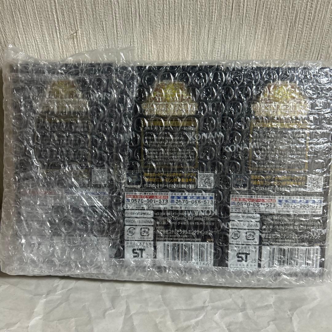 遊戯王 クオーターセンチュリーアートコレクション　新品　シュリンク付き　3BOX
