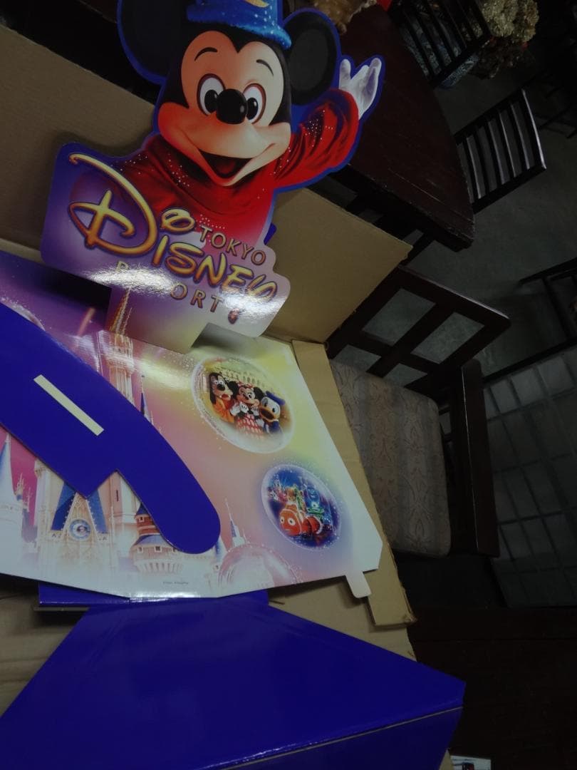 ミッキーマウス・ディズニーランドオリジナル入手困難非売品　170㎝等身大POP●