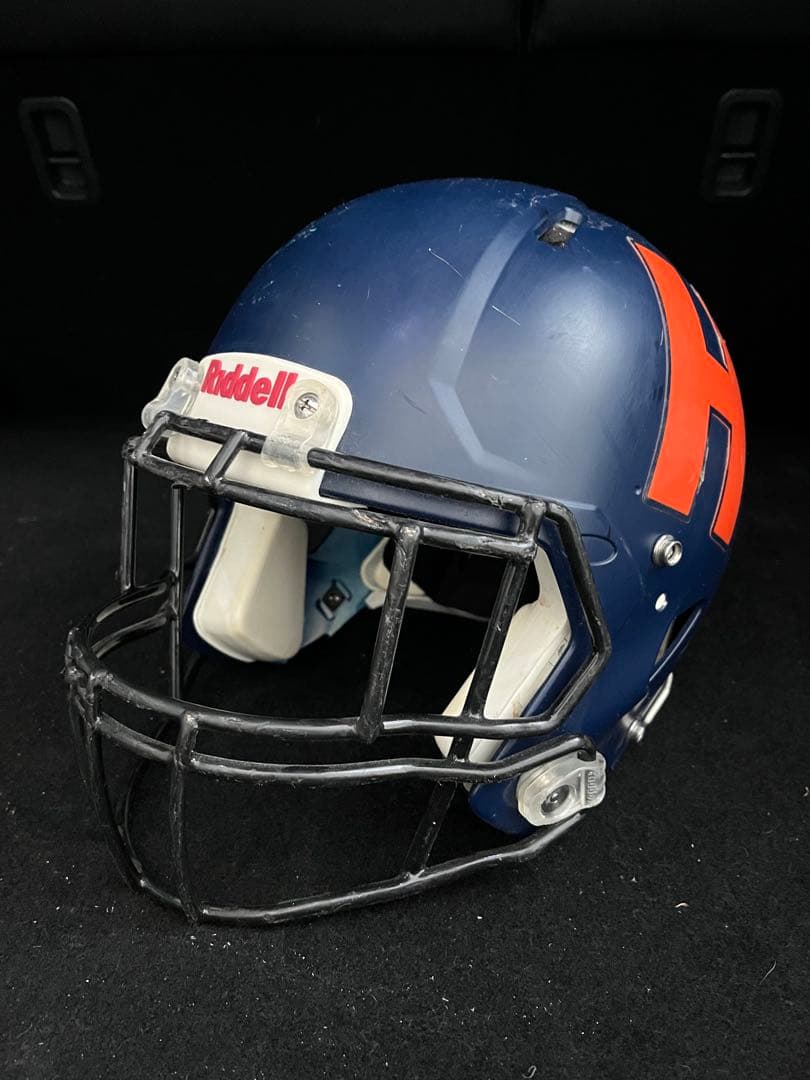 Riddell アメリカンフットボールヘルメット ネイビーブルー