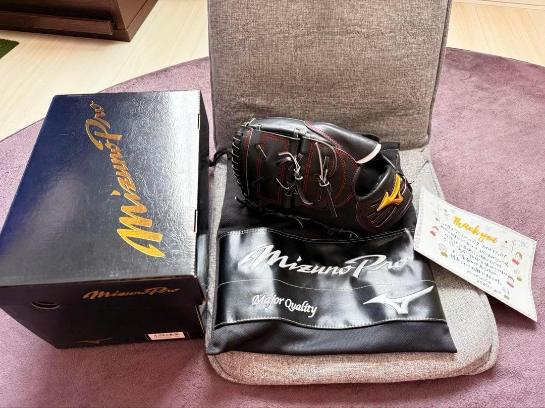 ミズノプロ硬式用　左利き　2023世界一モデル 伊藤大海型　中古美品