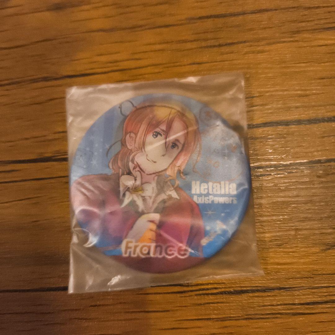 ヘタリア　チェンジング缶バッジ　フランス　ちびきら