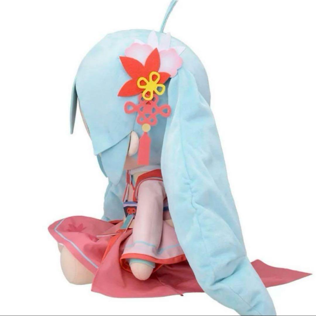 初音ミク 月西江 ふわぷち ぬいぐるみ (LL) 未開封品