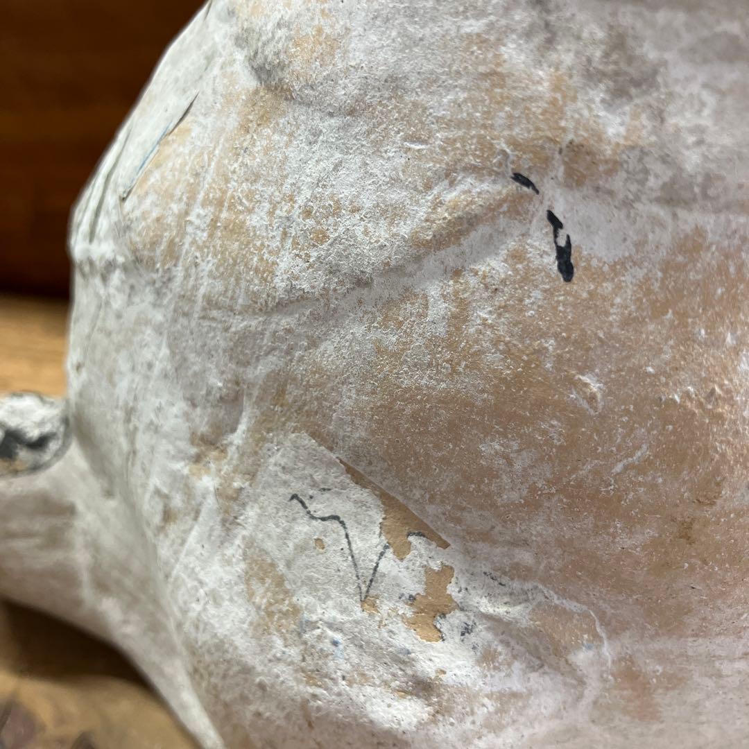 土人形　犬　縁起物　割れあり