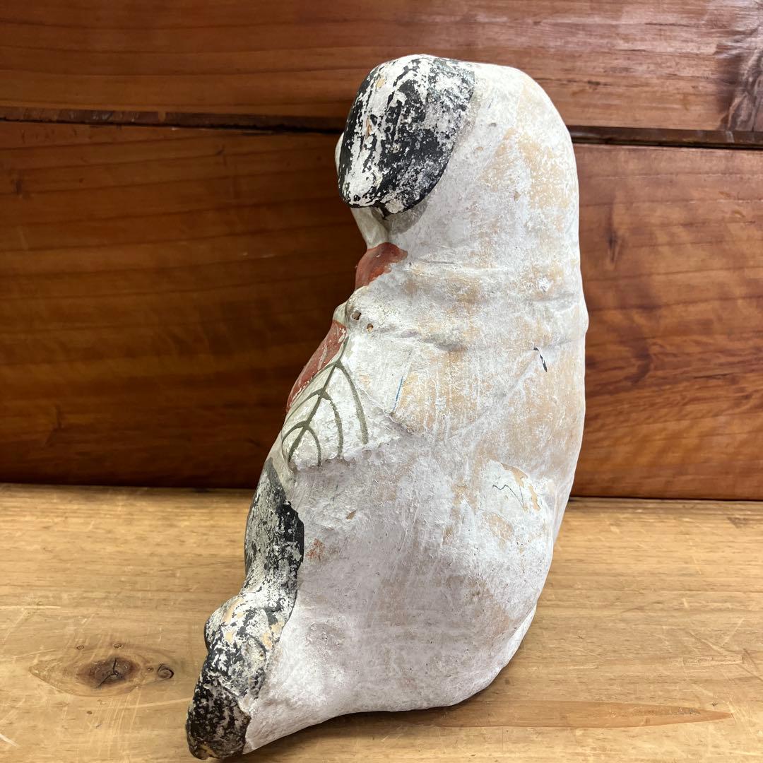 土人形　犬　縁起物　割れあり