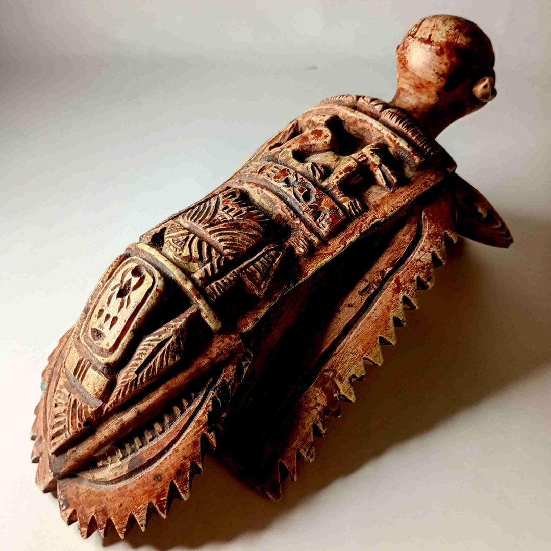 人面亀 ヒエログリフ 象形文字 ファラオ 復活 彫像 鉱石 古美術 安産 お守り