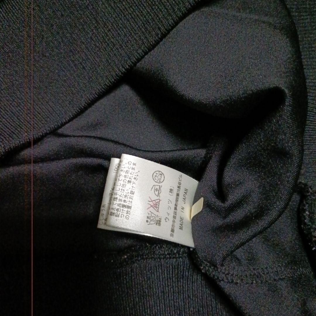 Dancc With Dragon 異素材ドッキングハーフジップ　バック刺繍LL