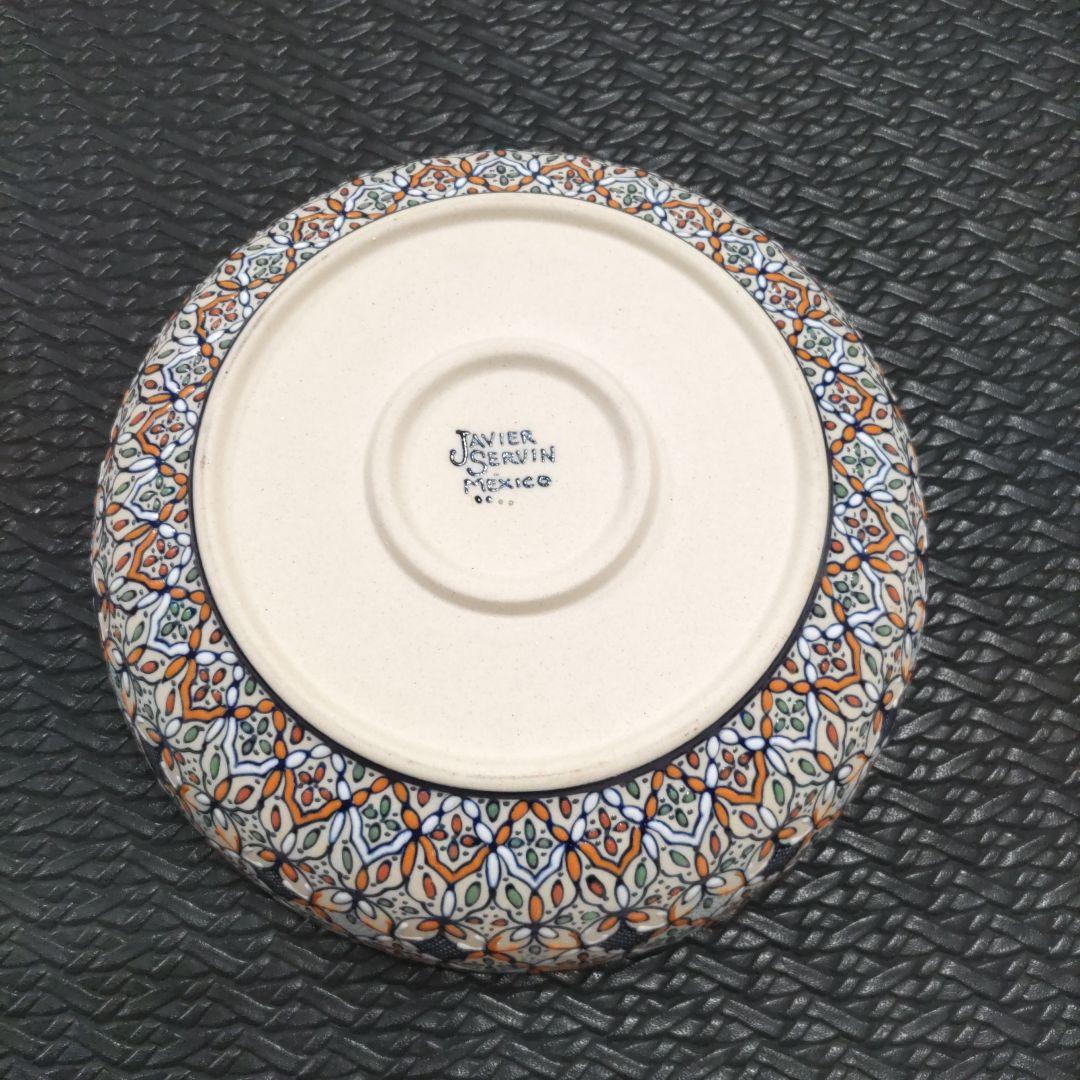 ハビエル　セルビン　メキシコ陶芸　大皿