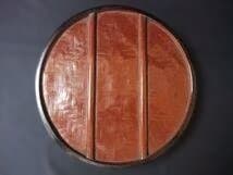 籃胎蒟醤(ランタイキンマ)花文丸盆 文綺堂製 香川漆器 本漆器 骨董 時代物