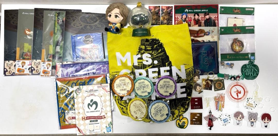 Mer.GREEN APPLE グッズセット Ringo jamシート 一番くじ