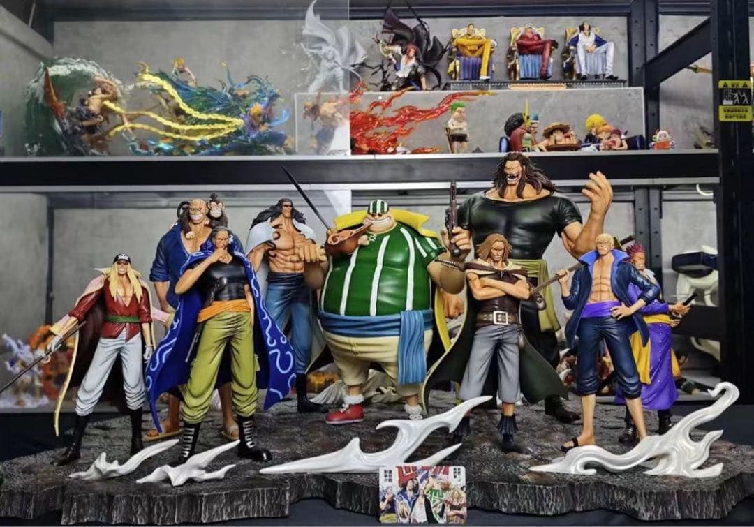 ワンピース 赤髪海賊団 9点 ガレージキット ガレキ スタチュー