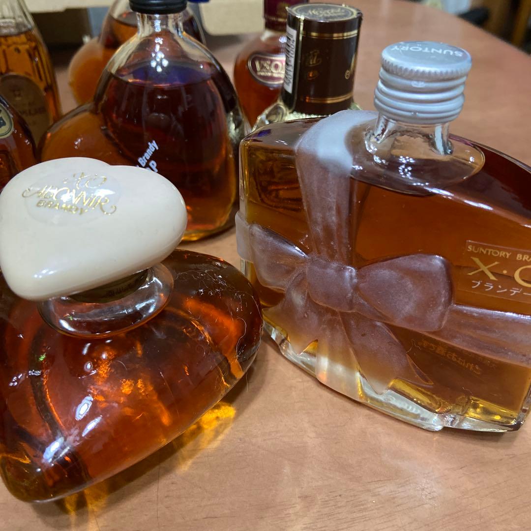 ミニボトルブランデー16本ウイスキー１５本