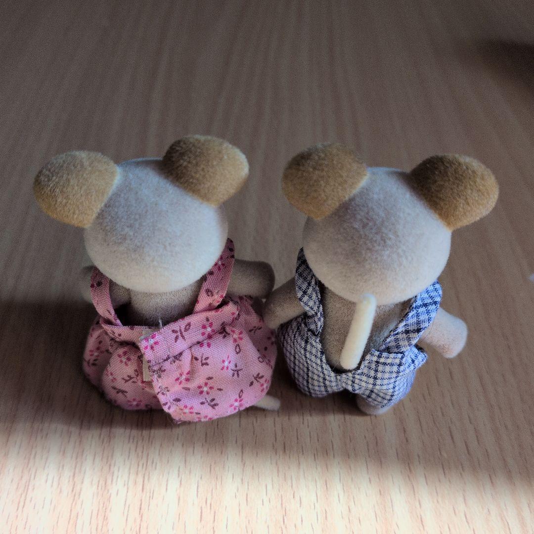 シルバニア　海外　どんぐりネズミ　ファミリー　お人形