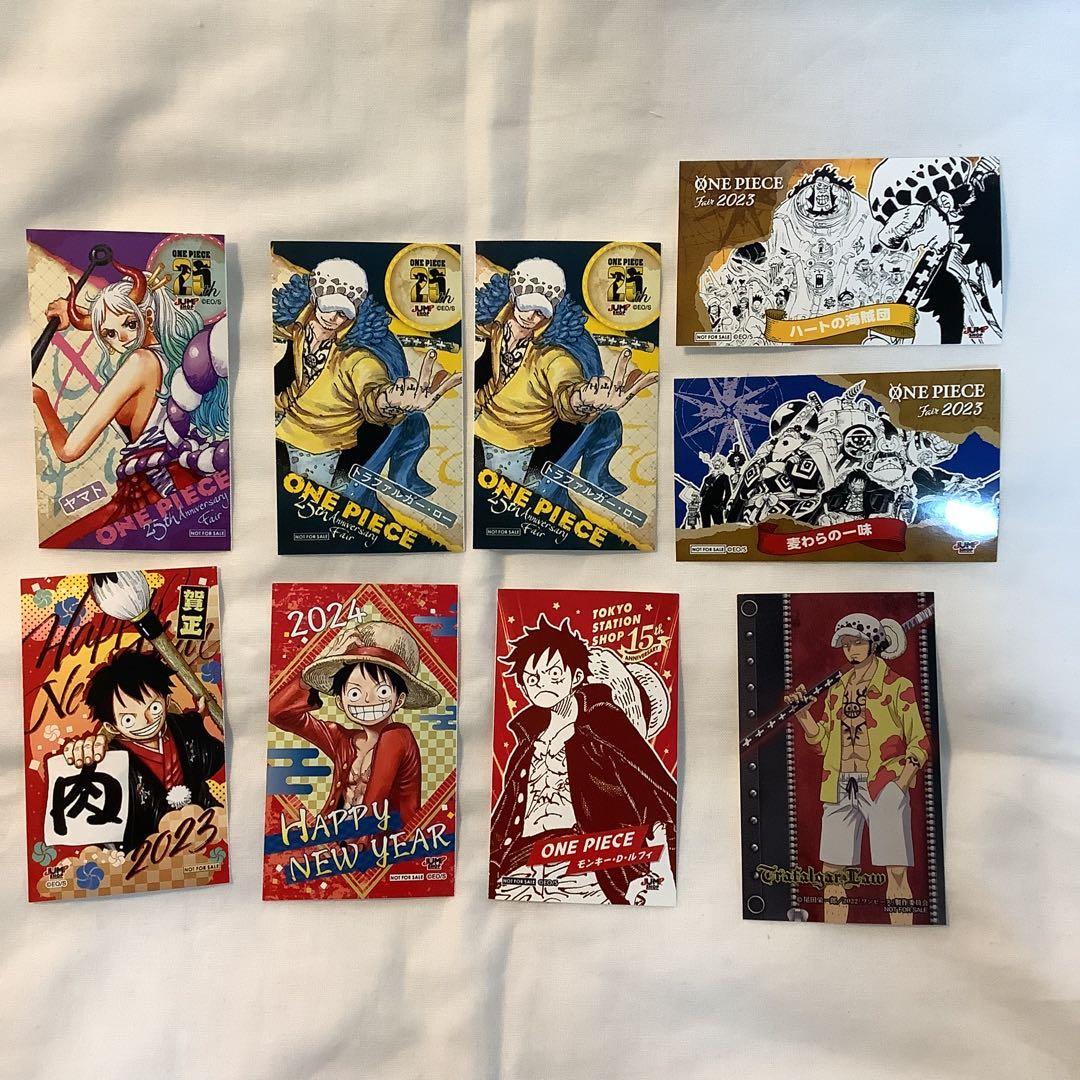 【ONE PIECE】ジャンプショップ　ミニブロマイド