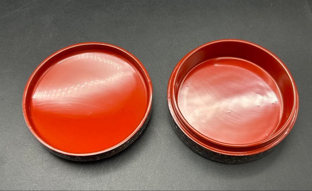 伝統工芸品　古代若狭塗　慶州作　螺鈿　茶道具　小物入れ　若狭塗　本間慶一郎