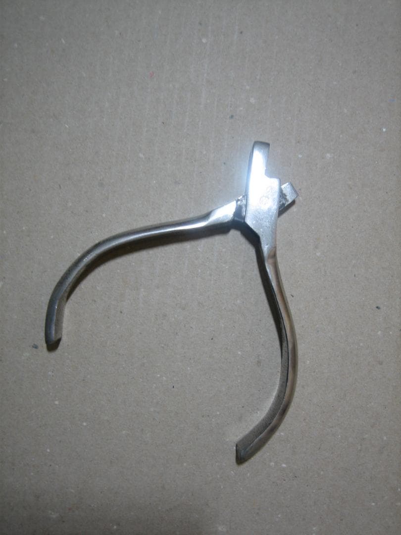 鉄道グッズ／入鋏ツール／いわゆるパンチ／切り口「M」型／払下げ実物